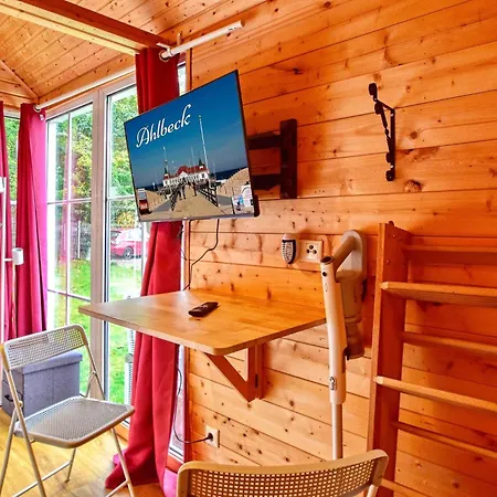 Kaiserbad Ahlbeck - Nachhaltiges Tiny House Strandwagen Ferienhaus Ostseebad Heringsdorf